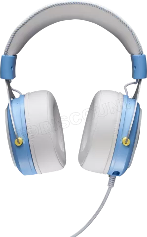 Photo de Casque Gamer filaire Cooler Master CH331 Street Fighter 6 (Blanc/Bleu)