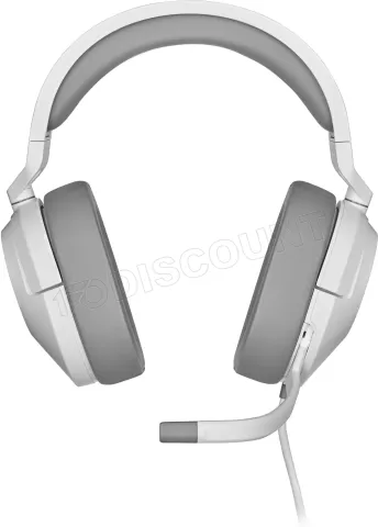 Photo de Casque Gamer filaire Corsair HS55 Stereo (Blanc)