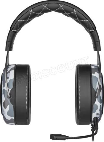 Photo de Casque Gamer filaire Corsair HS60 Haptic (Noir/Gris)