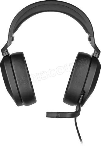 Photo de Casque Gamer filaire Corsair HS65 Surround (Blanc)