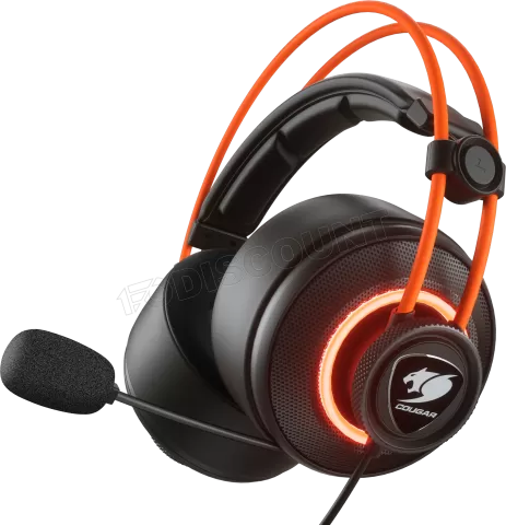 Photo de Casque Gamer filaire Cougar Immersa Pro Prix (Noir)