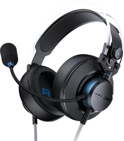 Photo de Casque Gamer filaire Cougar VM410 (Noir/Bleu)