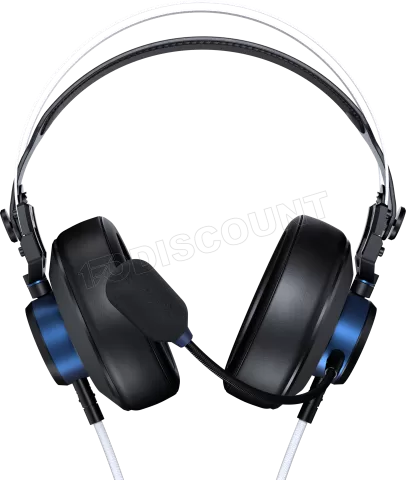 Photo de Casque Gamer filaire Cougar VM410 (Noir/Bleu)