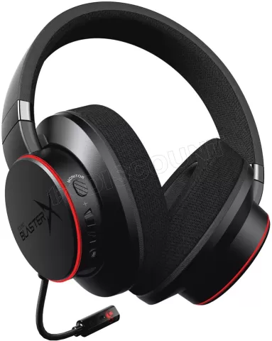 Photo de Casque Gamer filaire Creative Sound BlasterX H6 (Noir)