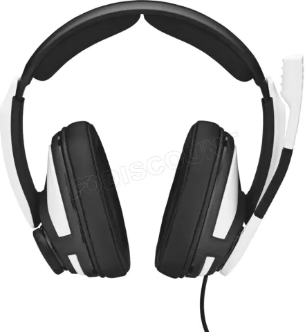 Photo de Casque Gamer filaire Epos GSP 301 (Noir/Blanc)