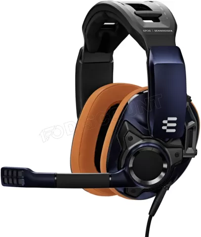 Photo de Casque Gamer filaire Epos GSP 602 (Bleu/Marron)