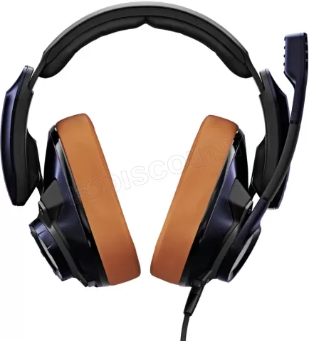 Photo de Casque Gamer filaire Epos GSP 602 (Bleu/Marron)