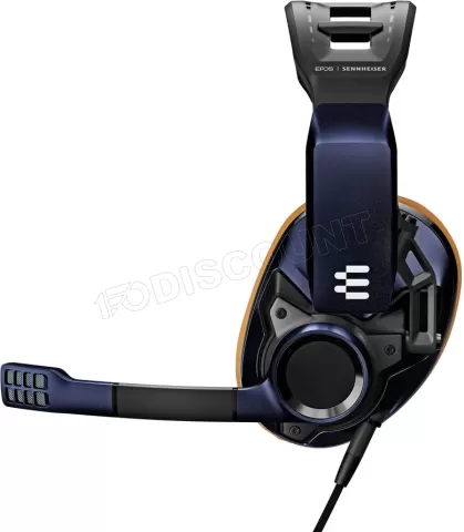 Photo de Casque Gamer filaire Epos GSP 602 (Bleu/Marron)