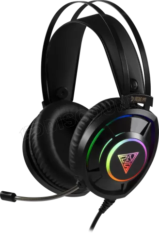 Photo de Casque Gamer filaire Gamdias Hebe M3 RGB (Noir)