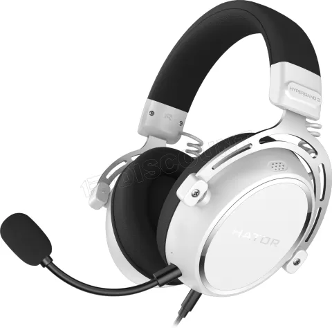 Photo de Casque Gamer filaire Hator Hypergang 3 (Blanc)