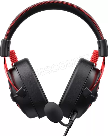 Photo de Casque Gamer filaire Havit Fuxi H2002E Pro (Noir/Rouge)