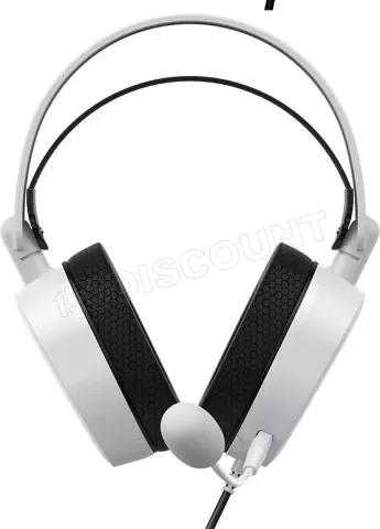 Photo de Casque Gamer filaire Havit H2038U RGB (Blanc)