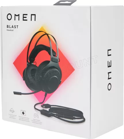 Photo de Casque Gamer filaire HP Omen Blast (Noir)