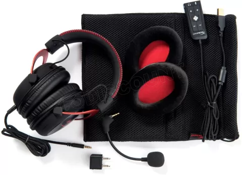 Photo de Casque Gamer filaire HyperX Cloud II Gaming Headset (Noir/Rouge)