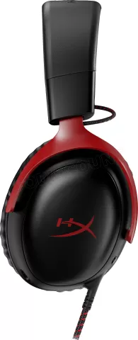 Photo de Casque Gamer filaire HyperX Cloud III (Noir/Rouge)