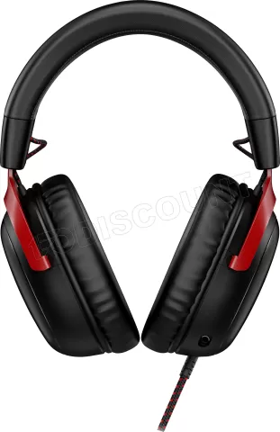 Photo de Casque Gamer filaire HyperX Cloud III (Noir/Rouge)