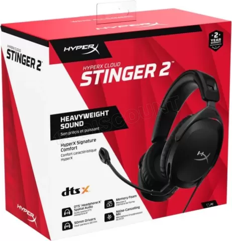 Photo de Casque Gamer filaire HyperX Cloud Stinger 2 (Noir)