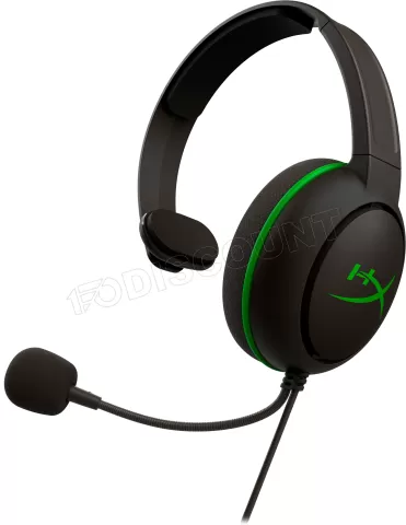 Photo de Casque Gamer filaire HyperX CloudX Chat (Noir/Vert)