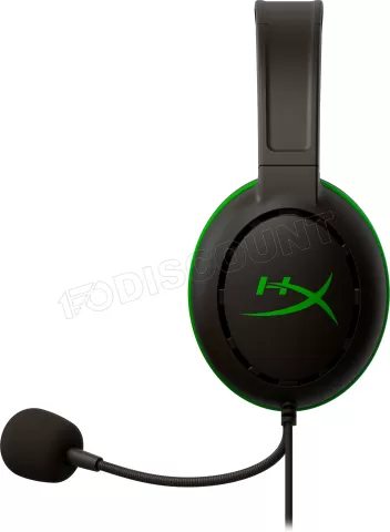 Photo de Casque Gamer filaire HyperX CloudX Chat (Noir/Vert)