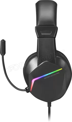 Photo de Casque Gamer filaire Mars Gaming MH122 RGB (Noir)