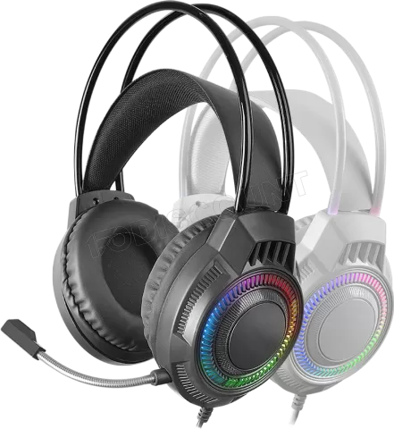 Photo de Casque Gamer filaire Mars Gaming MH124 RGB (Noir)