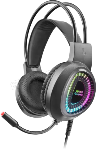 Photo de Casque Gamer filaire Mars Gaming MH220 RGB (Noir)