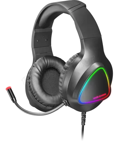 Photo de Casque Gamer filaire Mars Gaming MH222 RGB (Noir)