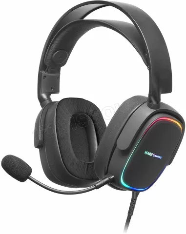 Photo de Casque Gamer filaire Mars Gaming MHAX RGB (Noir)