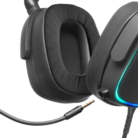 Photo de Casque Gamer filaire Mars Gaming MHAX RGB (Noir)