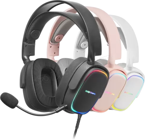 Photo de Casque Gamer filaire Mars Gaming MHAX RGB (Noir)