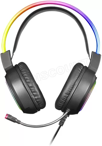 Photo de Casque Gamer filaire Mars Gaming MHRGB RGB (Noir)