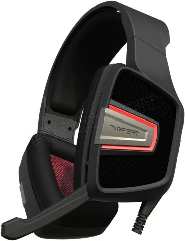 Photo de Casque Gamer filaire Patriot Viper V330 (Noir/Rouge)