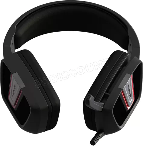 Photo de Casque Gamer filaire Patriot Viper V330 (Noir/Rouge)