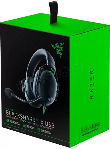 Photo de Casque Gamer filaire Razer BlackShark V2 X USB (Noir)