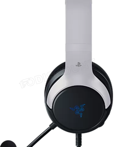 Photo de Casque Gamer filaire Razer Kaira X pour PS5 (Blanc/Noir)