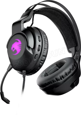 Photo de Casque Gamer filaire Roccat Elo 7.1 USB (Noir)