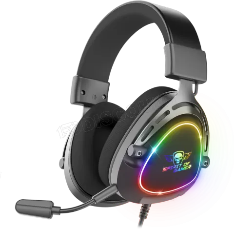 Photo de Casque Gamer filaire Spirit of Gamer Elite H40 RGB (Noir)