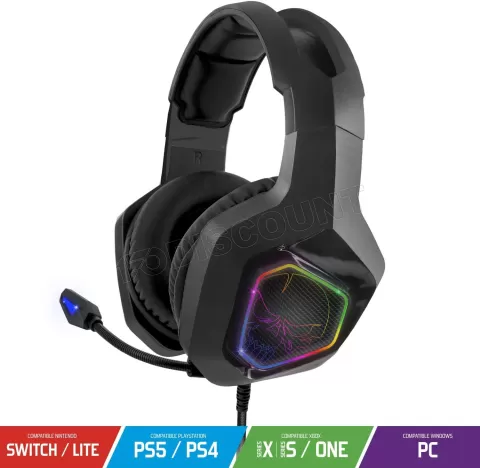 Photo de Casque Gamer filaire Spirit of Gamer Elite-H50 (Noir)