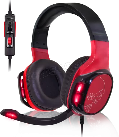 Photo de Casque Gamer filaire Spirit of Gamer Elite-H60 (Noir/Rouge)