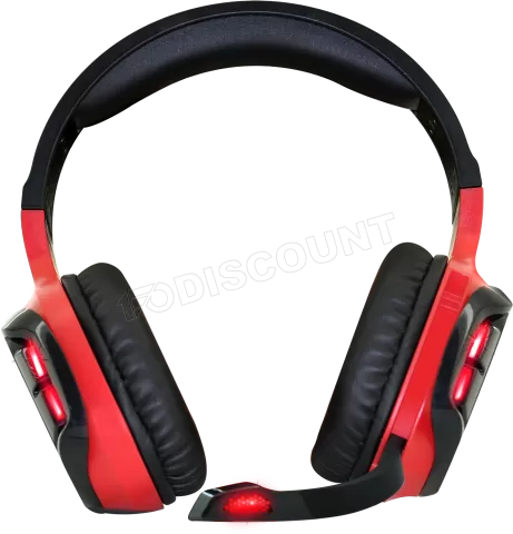 Photo de Casque Gamer filaire Spirit of Gamer Elite-H60 (Noir/Rouge)