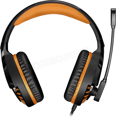 Photo de Casque Gamer filaire Spirit of Gamer Pro H3 (Noir/Orange)