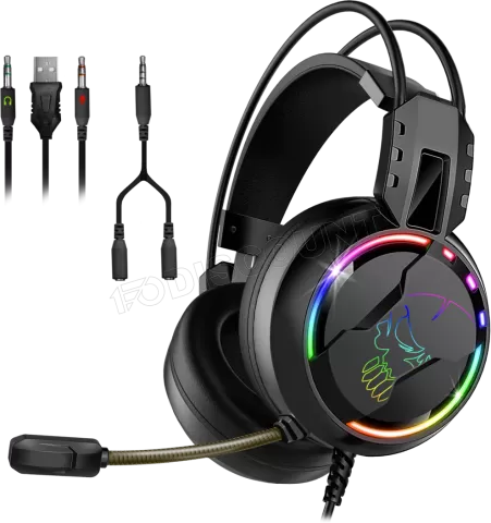 Photo de Casque Gamer filaire Spirit of Gamer Pro H7 RGB (Noir)