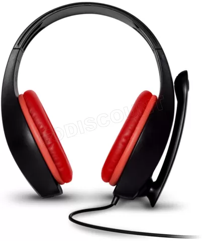 Photo de Casque Gamer filaire Spirit of Gamer Pro-NH5 (Noir/Rouge)