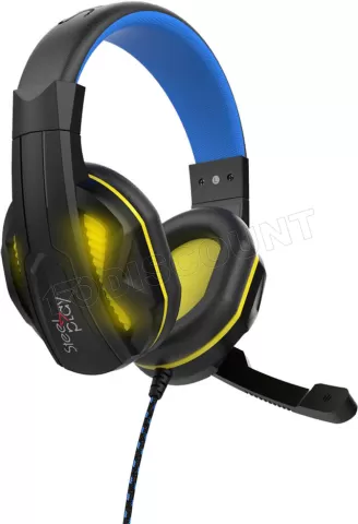 Photo de Casque Gamer filaire Steelplay HP47 RGB (Noir/Bleu)