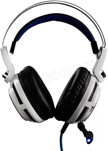 Photo de Casque Gamer filaire The G-Lab Korp 200 (Gris/Bleu)