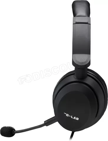 Photo de Casque Gamer filaire The G-Lab Korp Carbon (Noir)