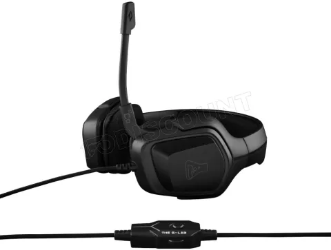 Photo de Casque Gamer filaire The G-Lab Korp Cobalt (Noir)