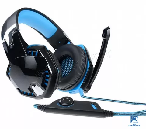 Photo de Casque Gamer filaire Tracer Hydra - 7.1 (Noir/Bleu)