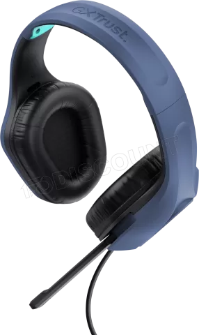 Photo de Casque Gamer filaire Trust GXT 415 Zirox (Bleu)