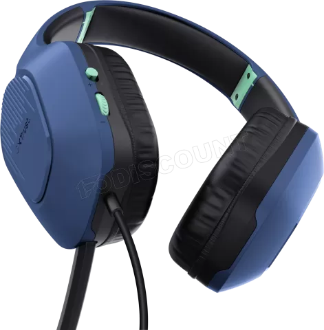 Photo de Casque Gamer filaire Trust GXT 415 Zirox (Bleu)